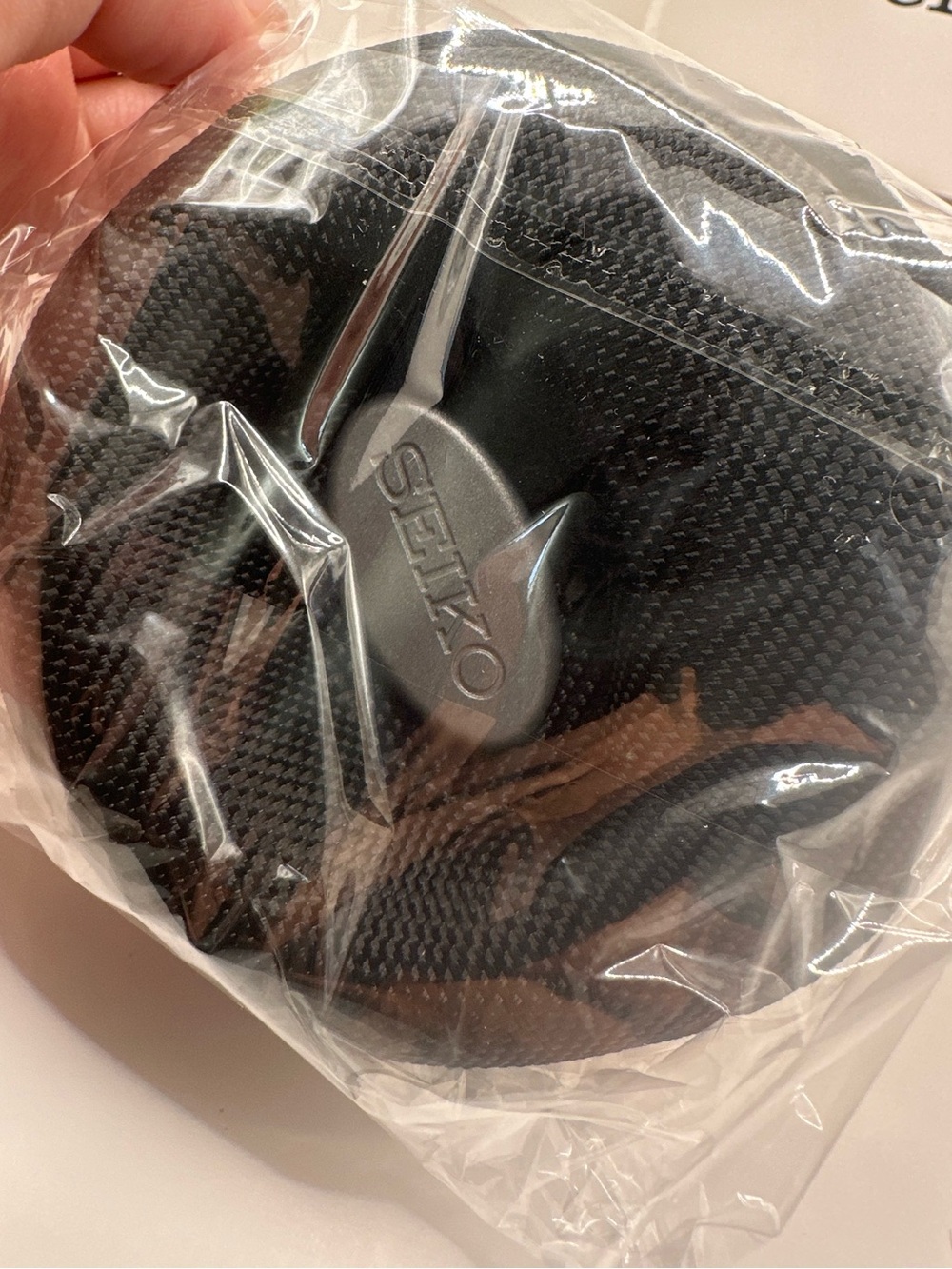 Seiko Black Round Protective Travel Case